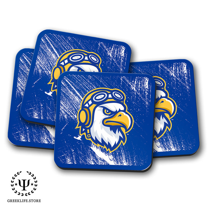 Embry-Riddle Aeronautical University Eagles Sport Beverage Coasters Square (Set of 4)