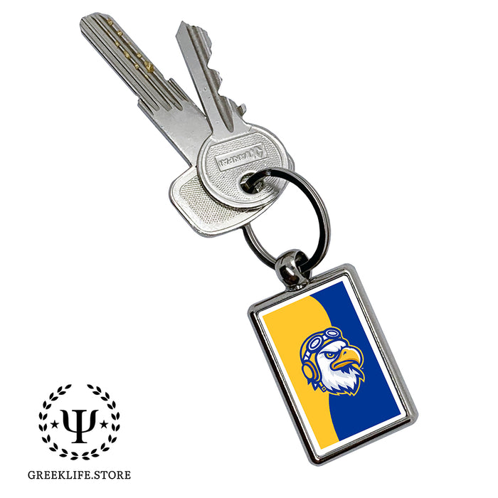 Embry-Riddle Aeronautical University Eagles Sport Keychain Rectangular