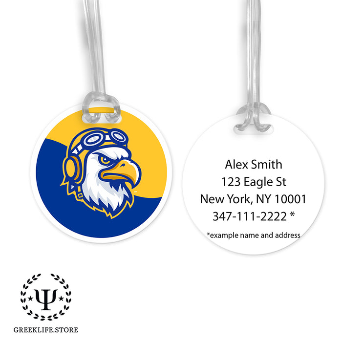 Embry-Riddle Aeronautical University Eagles Sport Luggage Bag Tag (round)