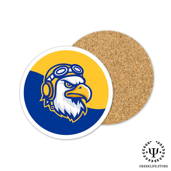 Embry-Riddle Aeronautical University Eagles Sport Beverage Coasters Round (Set of 4)