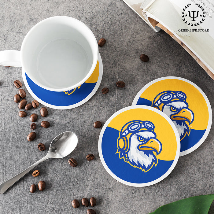 Embry-Riddle Aeronautical University Eagles Sport Beverage Coasters Round (Set of 4)