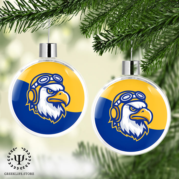 Embry-Riddle Aeronautical University Eagles Sport Christmas Ornament Flat Round