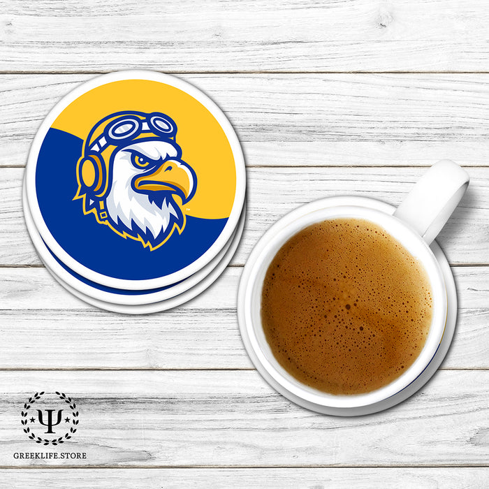 Embry-Riddle Aeronautical University Eagles Sport Beverage Coasters Round (Set of 4)