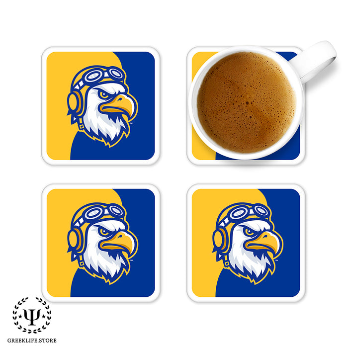 Embry-Riddle Aeronautical University Eagles Sport Beverage Coasters Square (Set of 4)