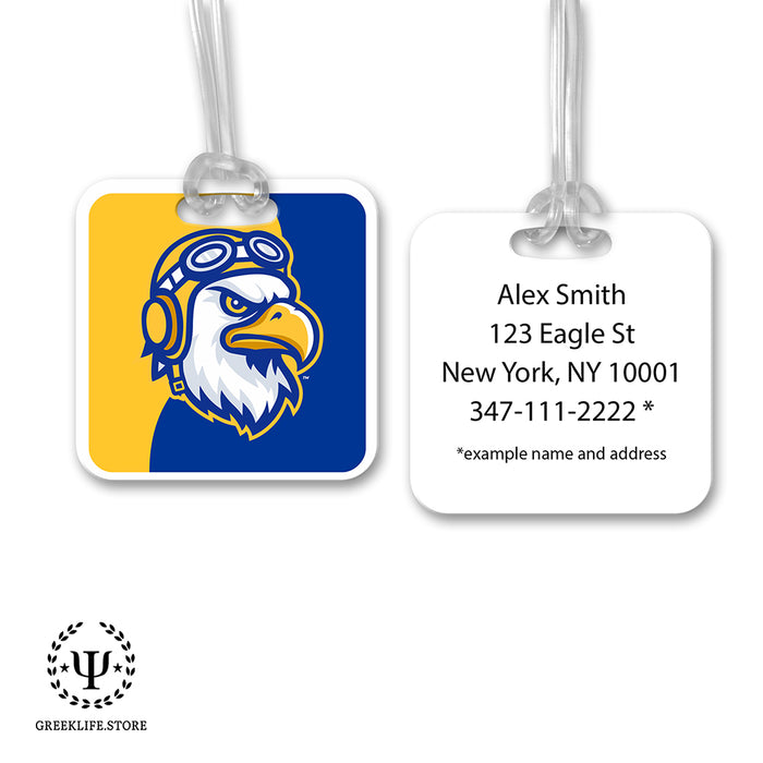 Embry-Riddle Aeronautical University Eagles Sport Luggage Bag Tag (square)