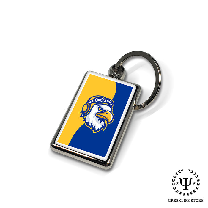 Embry-Riddle Aeronautical University Eagles Sport Keychain Rectangular