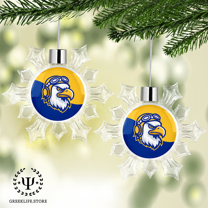 Embry-Riddle Aeronautical University Eagles Sport Christmas Ornament - Snowflake