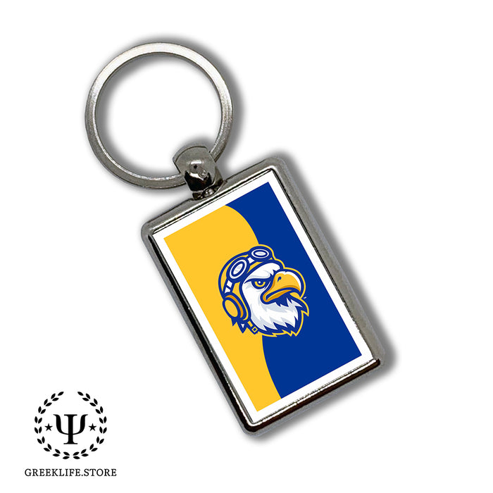 Embry-Riddle Aeronautical University Eagles Sport Keychain Rectangular