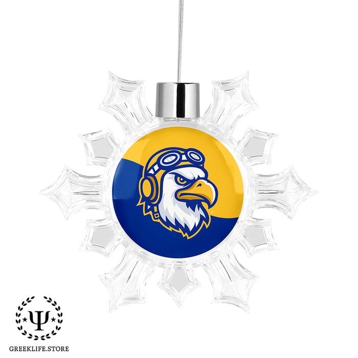Embry-Riddle Aeronautical University Eagles Sport Christmas Ornament - Snowflake