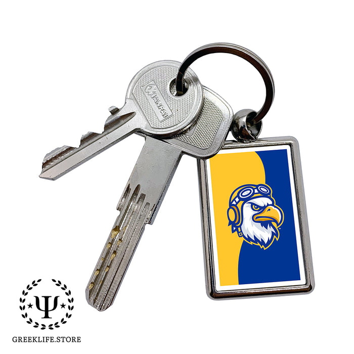 Embry-Riddle Aeronautical University Eagles Sport Keychain Rectangular