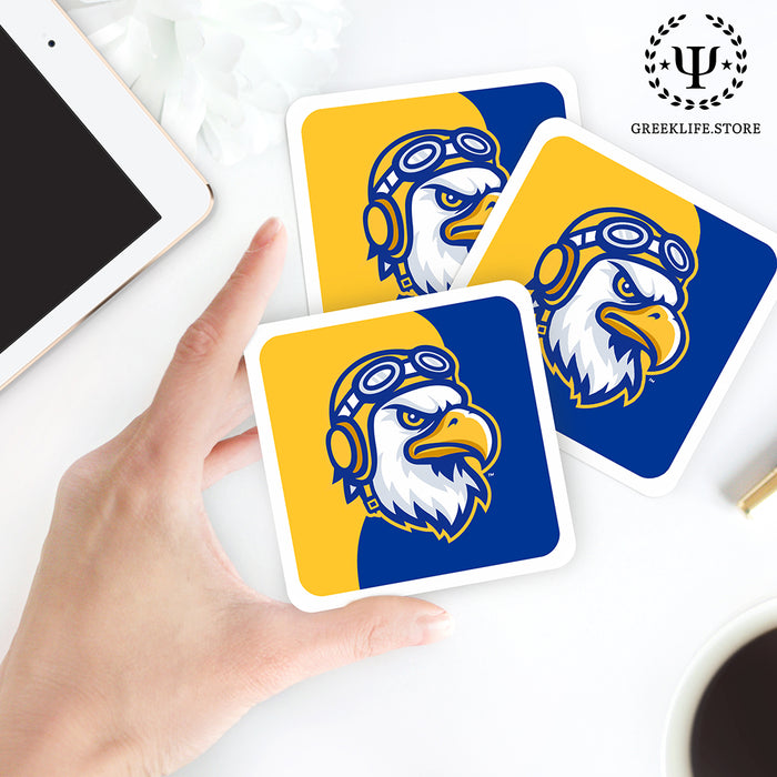 Embry-Riddle Aeronautical University Eagles Sport Beverage Coasters Square (Set of 4)