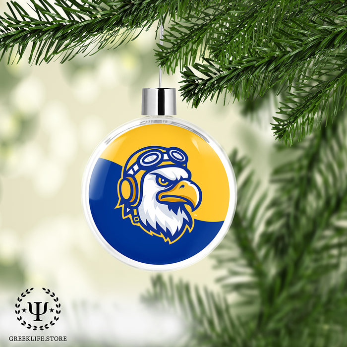 Embry-Riddle Aeronautical University Eagles Sport Christmas Ornament Flat Round