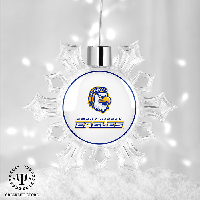 Embry-Riddle Aeronautical University Eagles Sport Christmas Ornament - Snowflake