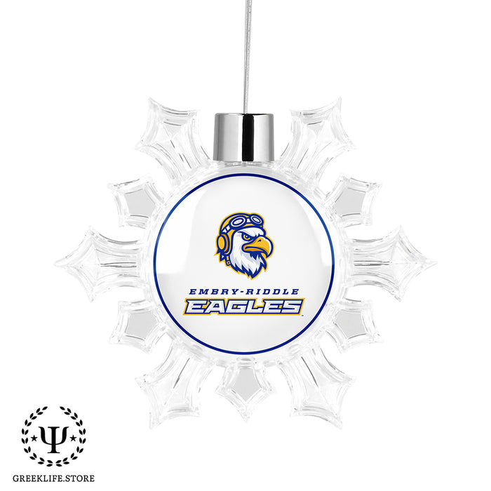 Embry-Riddle Aeronautical University Eagles Sport Christmas Ornament - Snowflake
