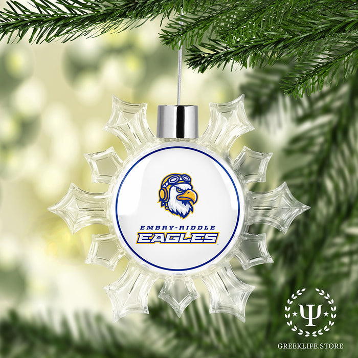 Embry-Riddle Aeronautical University Eagles Sport Christmas Ornament - Snowflake