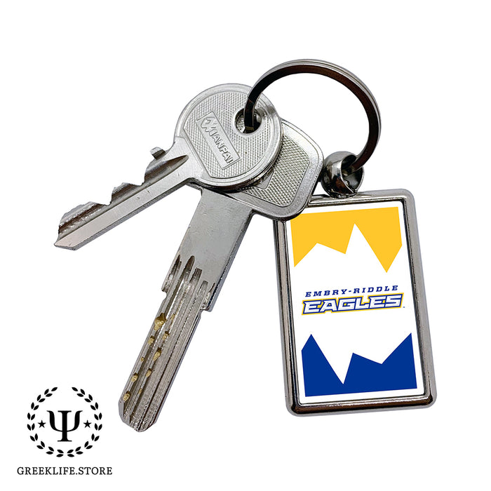 Embry-Riddle Aeronautical University Eagles Sport Keychain Rectangular
