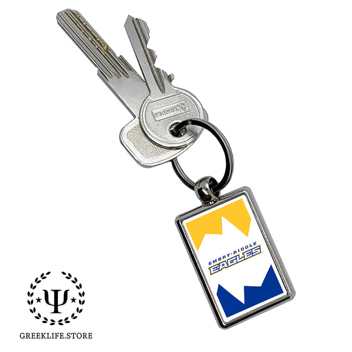 Embry-Riddle Aeronautical University Eagles Sport Keychain Rectangular