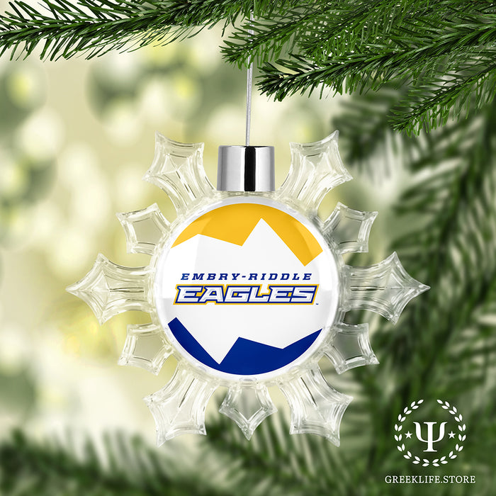 Embry-Riddle Aeronautical University Eagles Sport Christmas Ornament - Snowflake