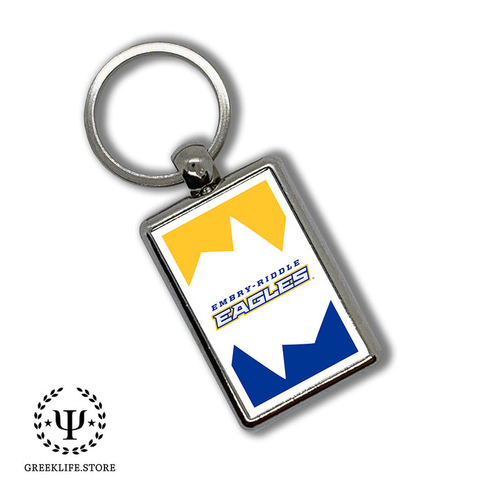 Embry-Riddle Aeronautical University Eagles Sport Keychain Rectangular