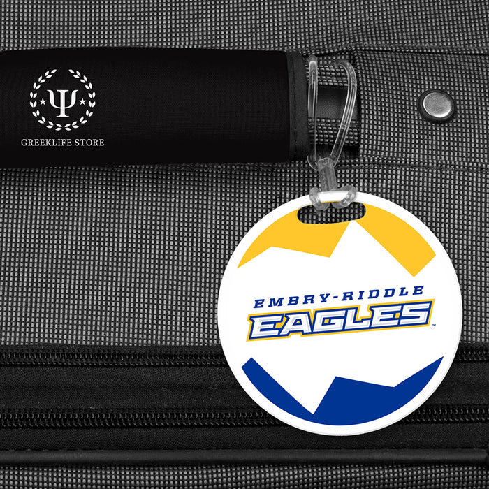 Embry-Riddle Aeronautical University Eagles Sport Luggage Bag Tag (round)