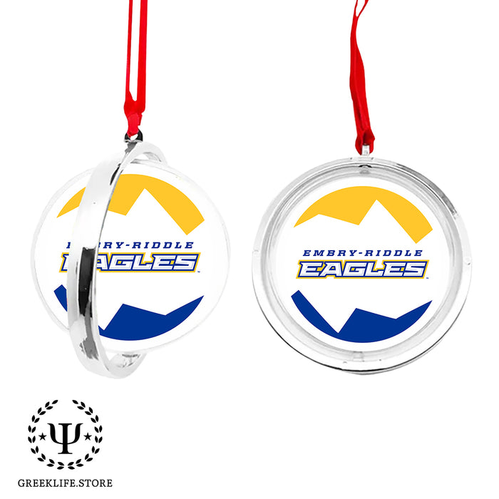 Embry-Riddle Aeronautical University Eagles Sport Christmas Reversible Flat Round Ornament