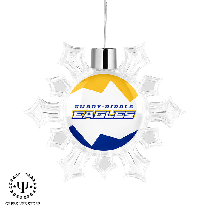 Embry-Riddle Aeronautical University Eagles Sport Christmas Ornament - Snowflake