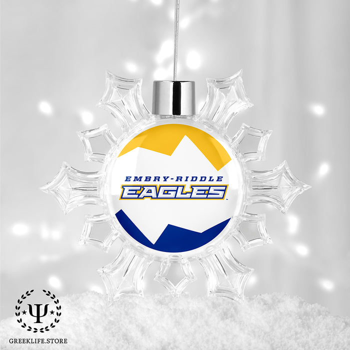 Embry-Riddle Aeronautical University Eagles Sport Christmas Ornament - Snowflake