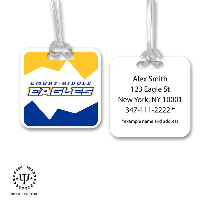 Embry-Riddle Aeronautical University Eagles Sport Luggage Bag Tag (square)