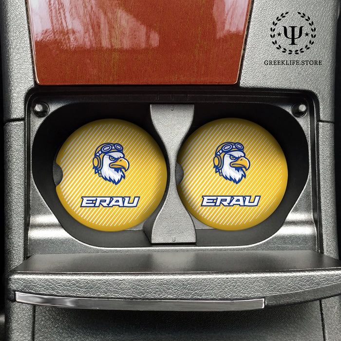 Embry-Riddle Aeronautical University Eagles Sport Car Coasters (Set of 2)