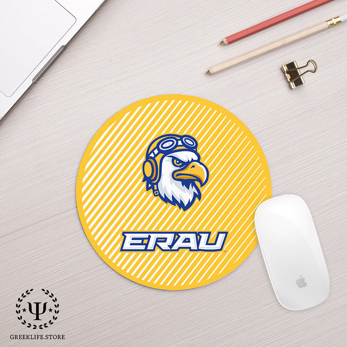 Embry-Riddle Aeronautical University Eagles Sport Mouse Pad Round