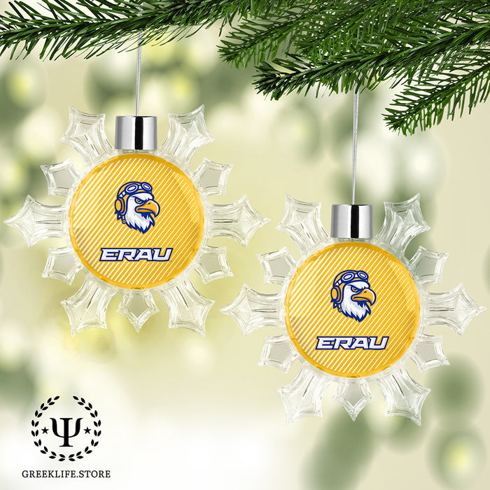 Embry-Riddle Aeronautical University Eagles Sport Christmas Ornament - Snowflake
