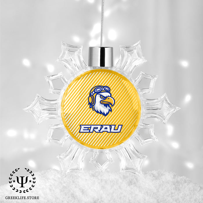 Embry-Riddle Aeronautical University Eagles Sport Christmas Ornament - Snowflake