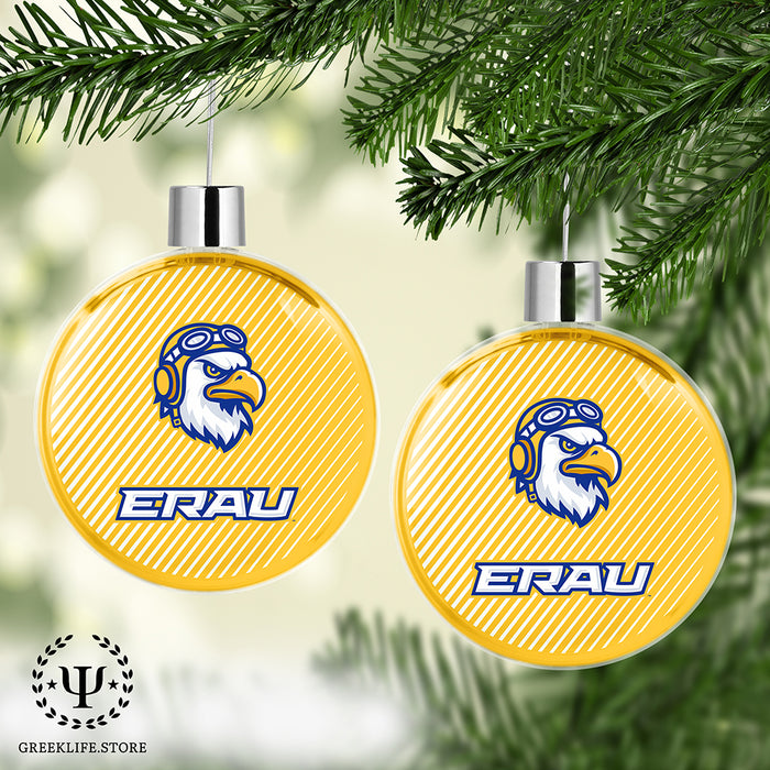 Embry-Riddle Aeronautical University Eagles Sport Christmas Ornament Flat Round