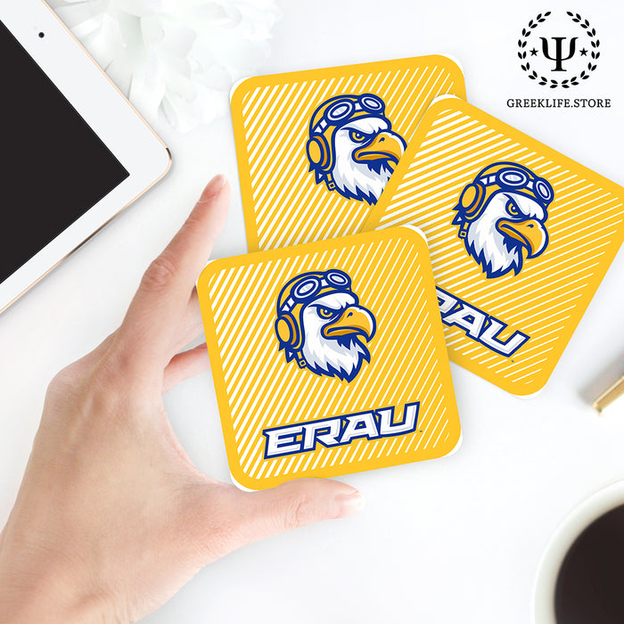 Embry-Riddle Aeronautical University Eagles Sport Beverage Coasters Square (Set of 4)