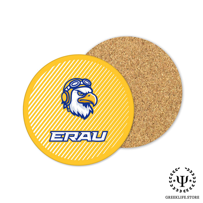 Embry-Riddle Aeronautical University Eagles Sport Beverage Coasters Round (Set of 4)