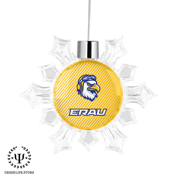 Embry-Riddle Aeronautical University Eagles Sport Christmas Ornament - Snowflake