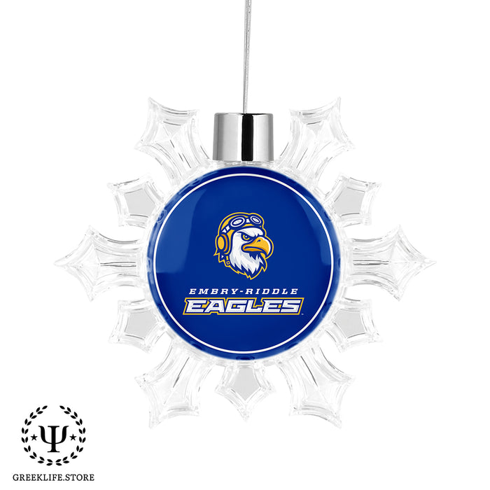 Embry-Riddle Aeronautical University Eagles Sport Christmas Ornament - Snowflake
