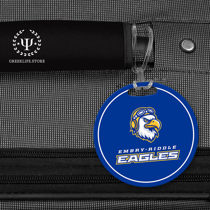 Embry-Riddle Aeronautical University Eagles Sport Luggage Bag Tag (round)