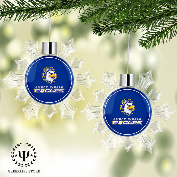 Embry-Riddle Aeronautical University Eagles Sport Christmas Ornament - Snowflake