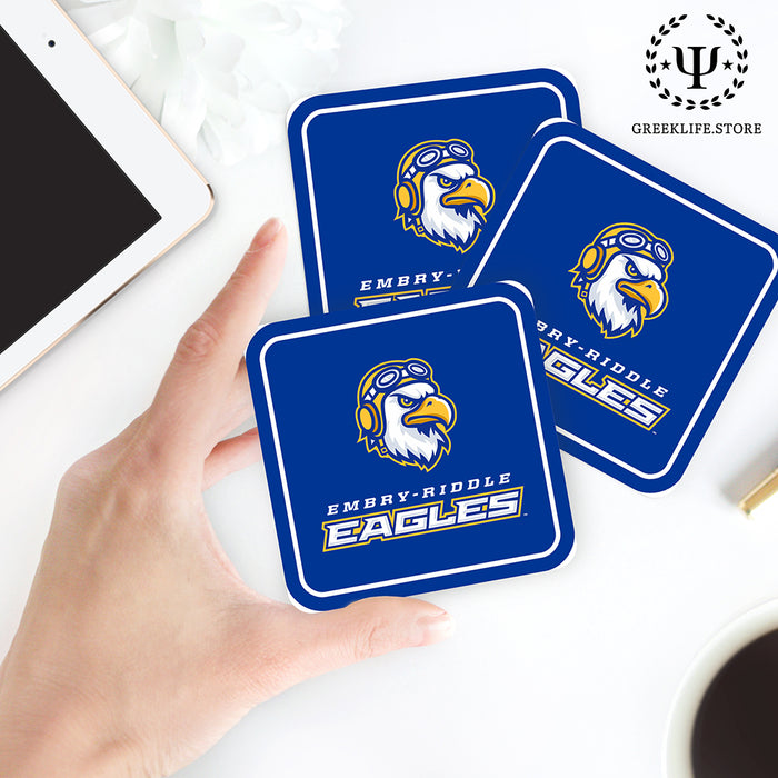 Embry-Riddle Aeronautical University Eagles Sport Beverage Coasters Square (Set of 4)