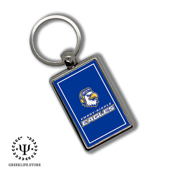 Embry-Riddle Aeronautical University Eagles Sport Keychain Rectangular