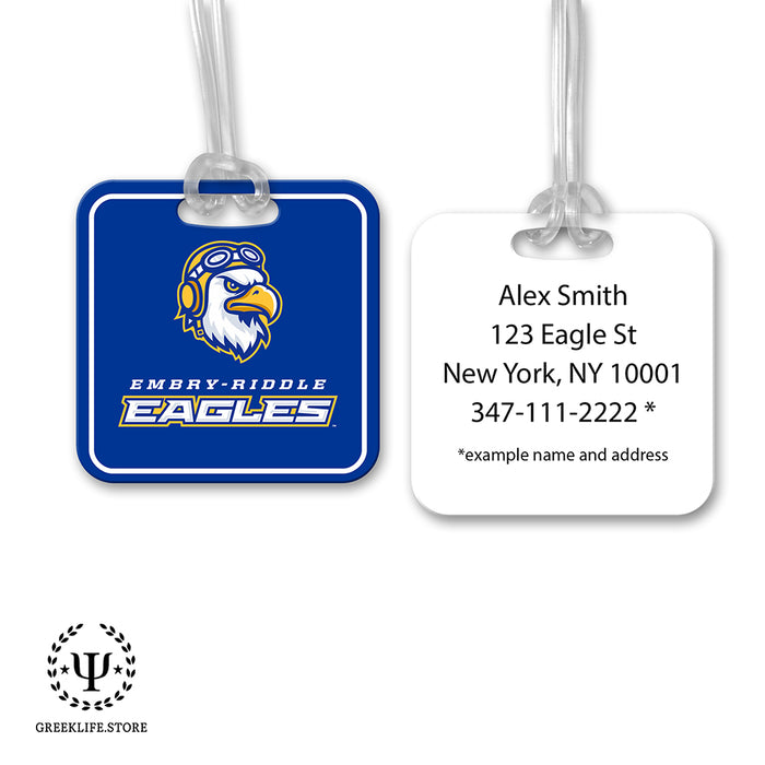 Embry-Riddle Aeronautical University Eagles Sport Luggage Bag Tag (square)