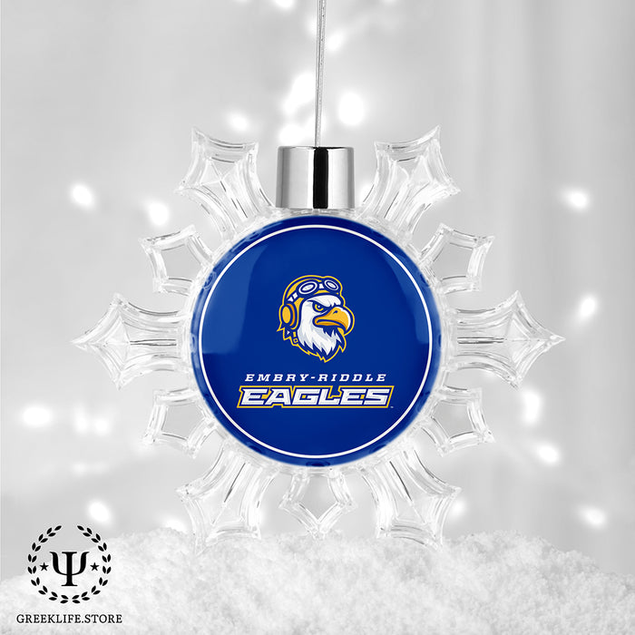 Embry-Riddle Aeronautical University Eagles Sport Christmas Ornament - Snowflake