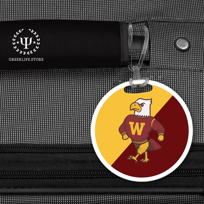 Winthrop University Luggage Bag Tag (round)