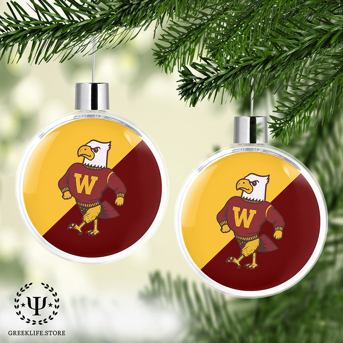 Winthrop University Christmas Ornament Flat Round