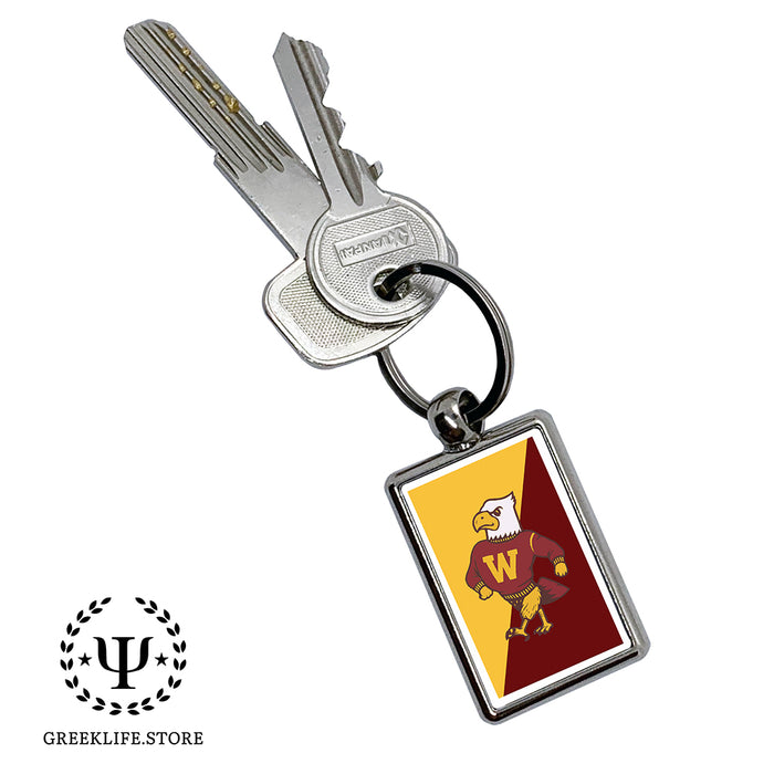 Winthrop University Keychain Rectangular