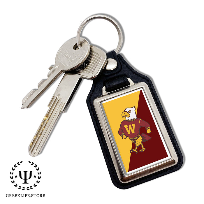 Winthrop University Keychain Rectangular