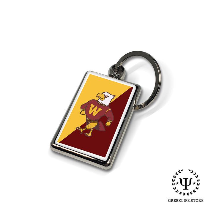 Winthrop University Keychain Rectangular