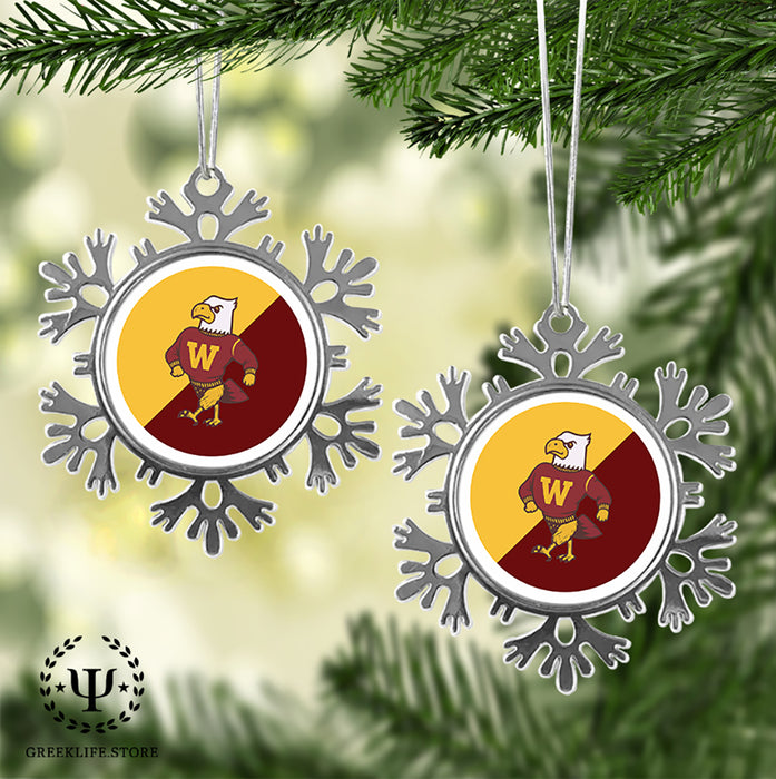 Winthrop University Christmas Ornament - Snowflake Metal