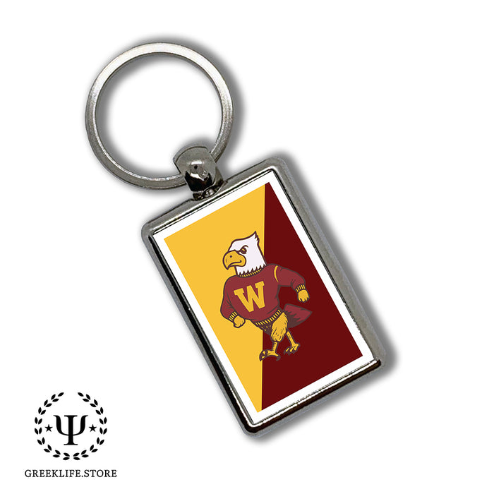 Winthrop University Keychain Rectangular